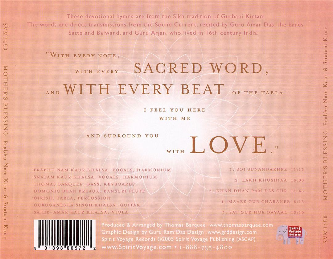 Mother's Blessings cover art