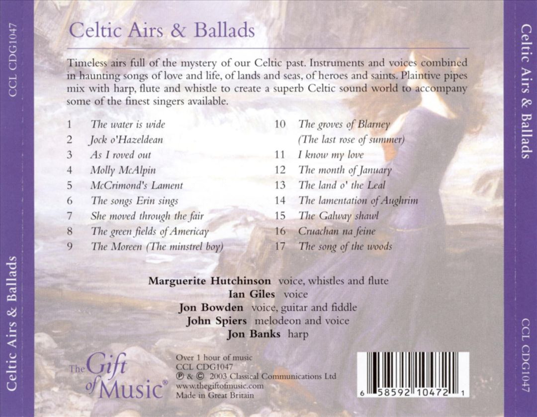 Celtic Airs and Ballads [Gift of Music] cover art