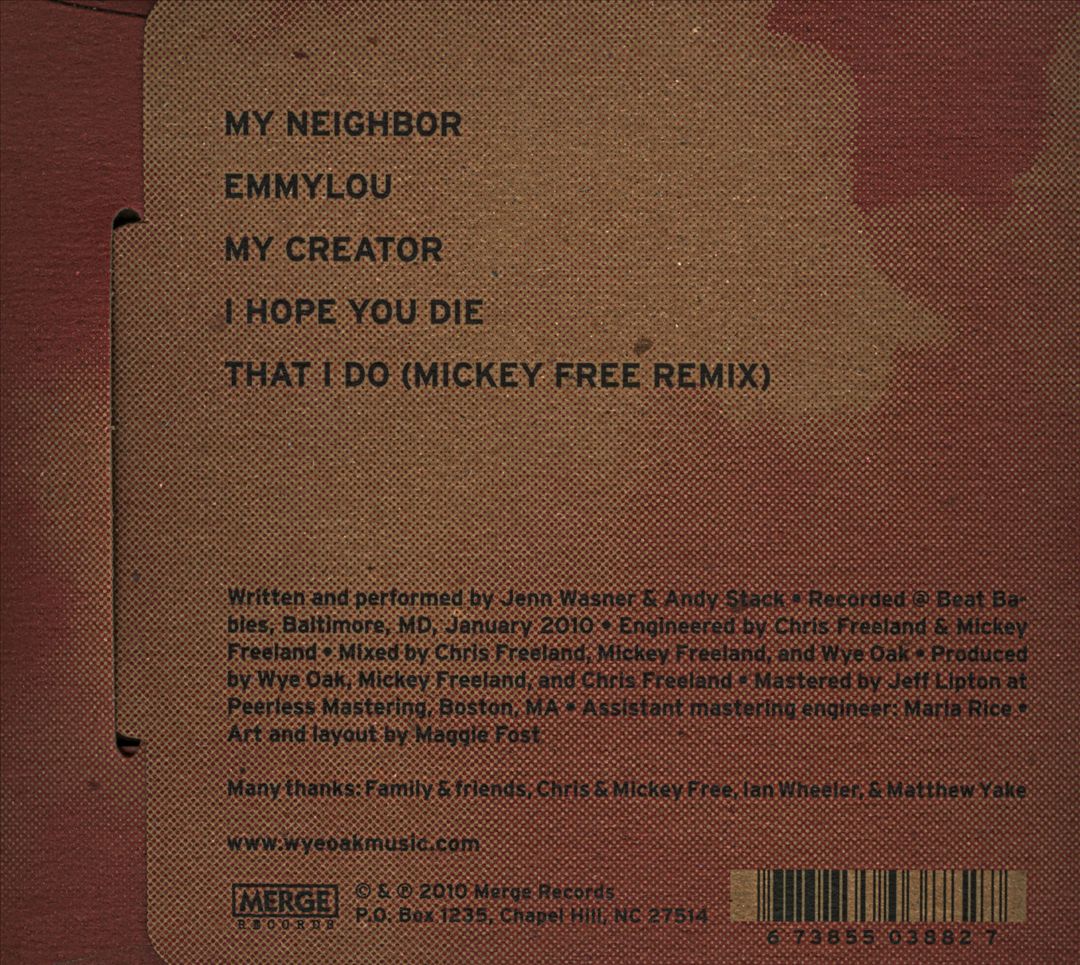 My Neighbor/My Creator cover art