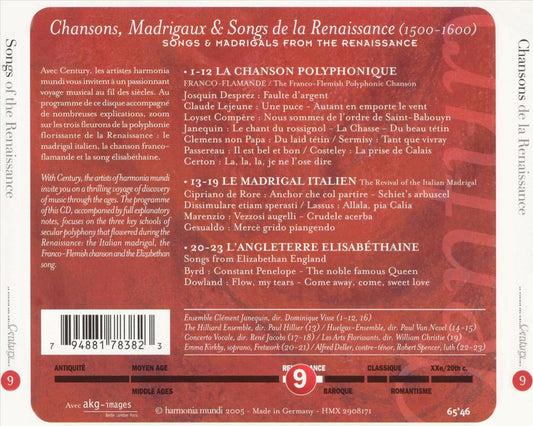 Chansons de la Renaissance cover art