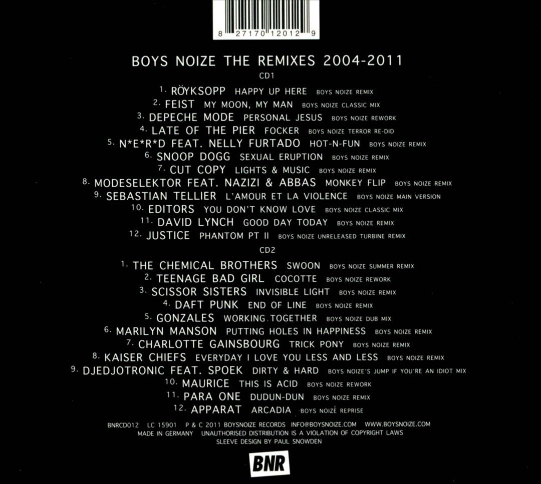 Remixes 2004-2011 cover art