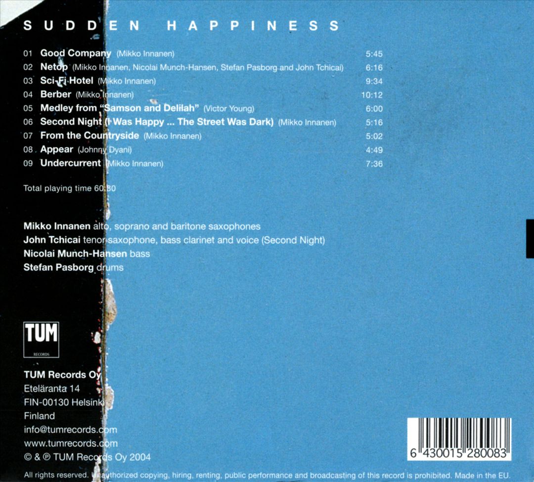 Sudden Happiness cover art