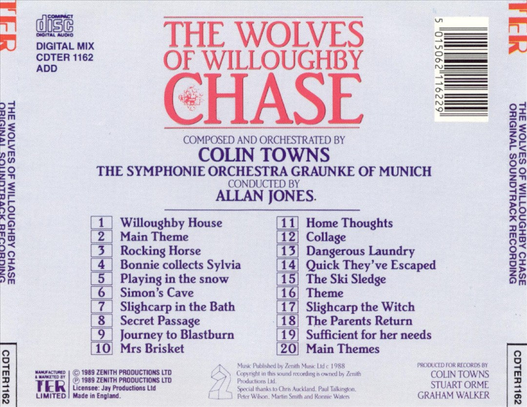 Wolves of Willoughby Chase (Original Soundtrack Recording) cover art