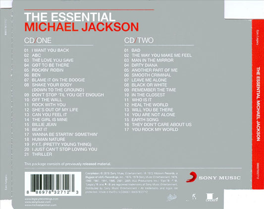 Essential Michael Jackson cover art