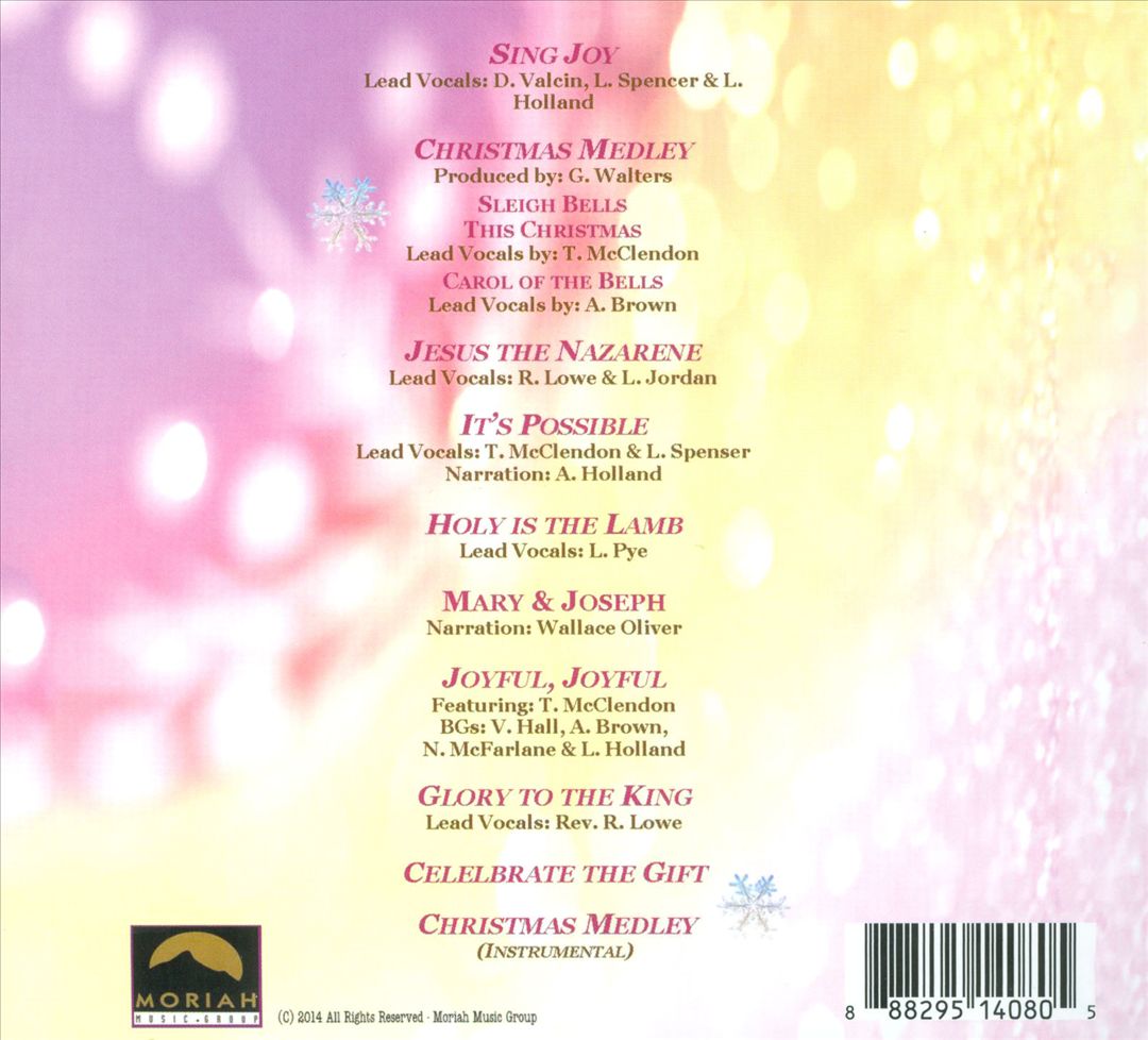 Moriah Music Merry Christmas cover art