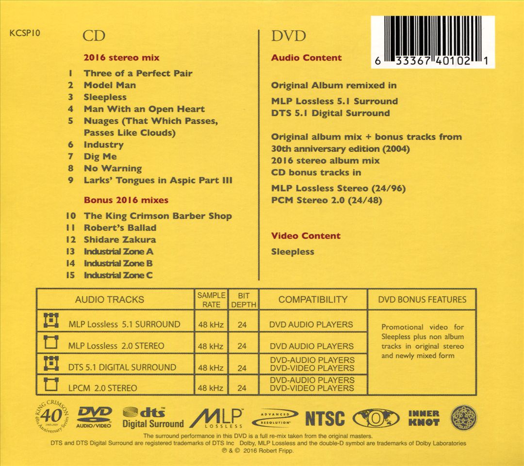 Three of a Perfect Pair [CD/DVD] cover art