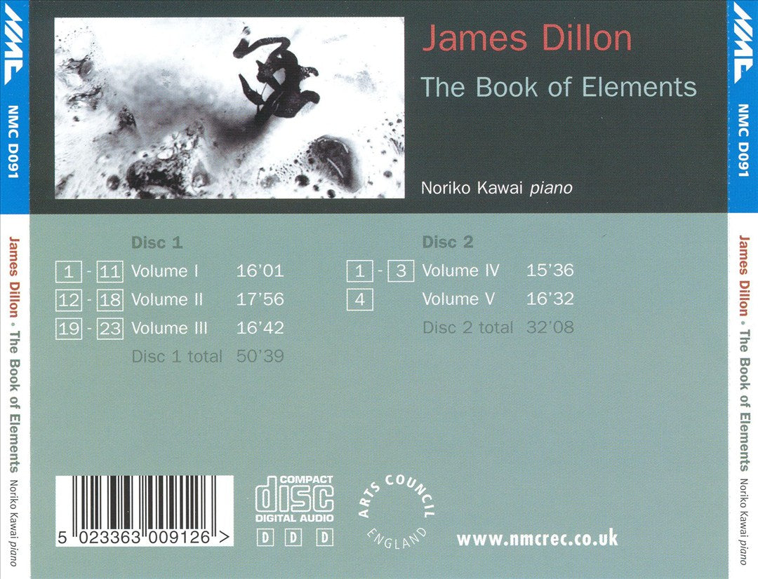 James Dillon: The Book of Elements, Vols. 1-5 cover art