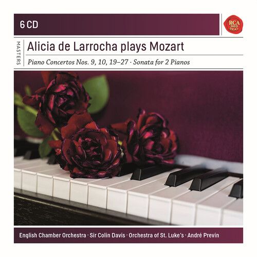 Alicia de Larrocha plays Mozart cover art