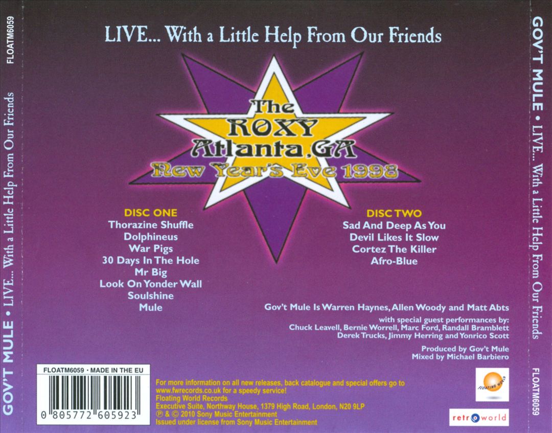 Live...With a Little Help from Our Friends cover art