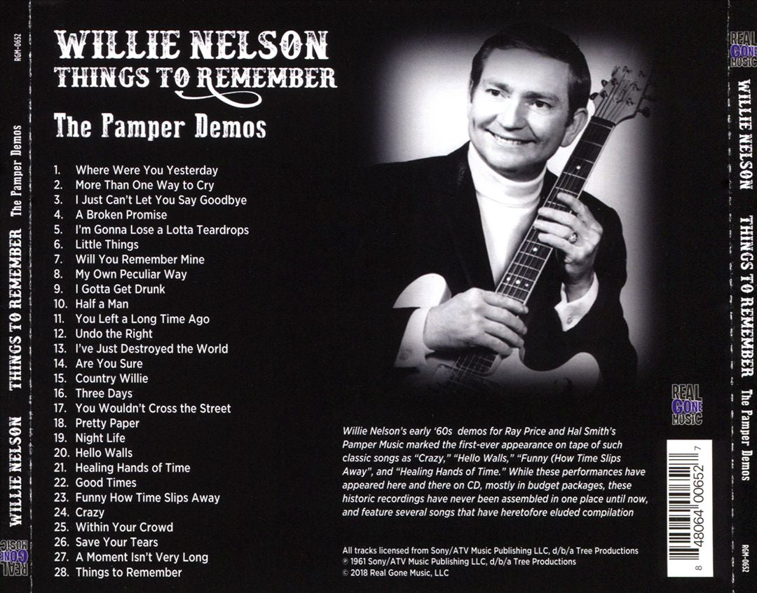 Things to Remember: The Pamper Demos cover art