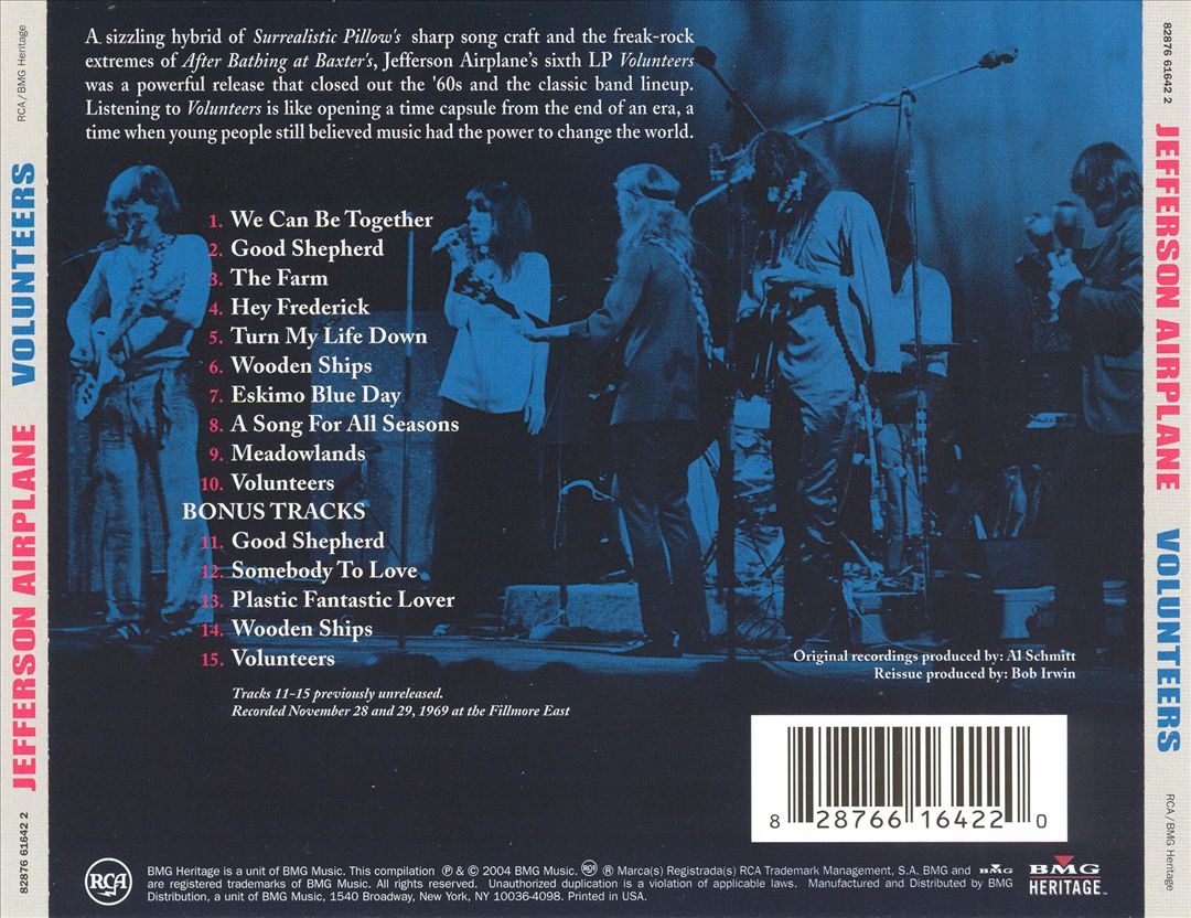 Volunteers [Bonus Tracks] cover art