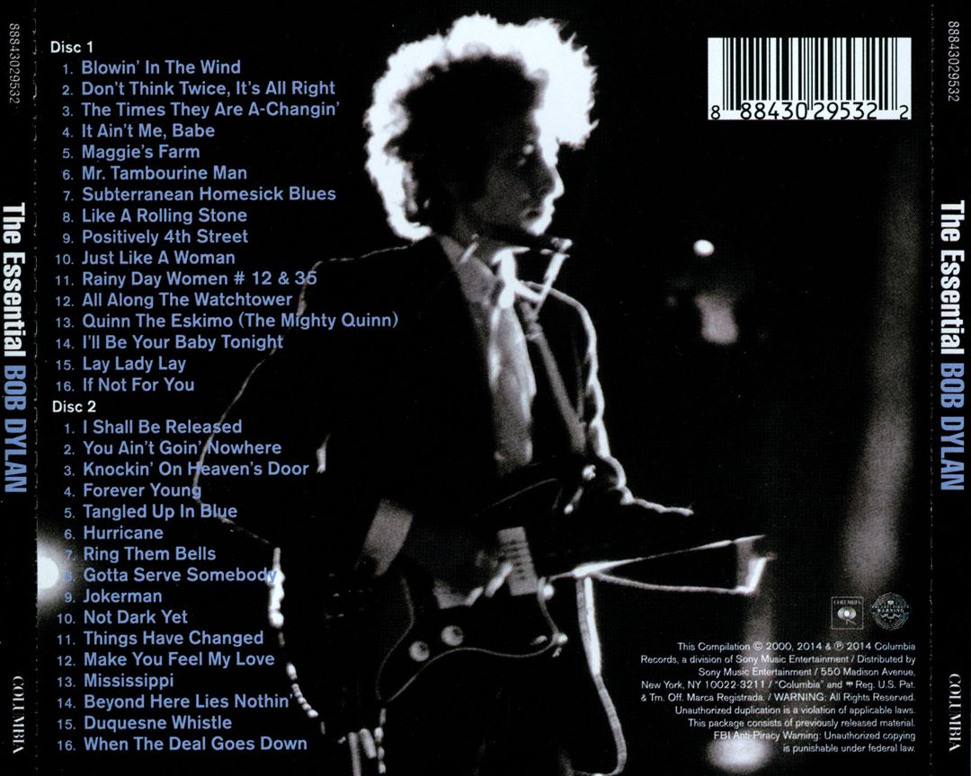Essential Bob Dylan [2014] [Bonus Tracks] cover art