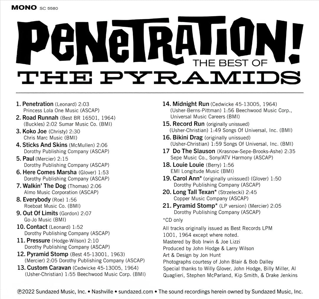 Penetration!: Best of the Pyramids cover art