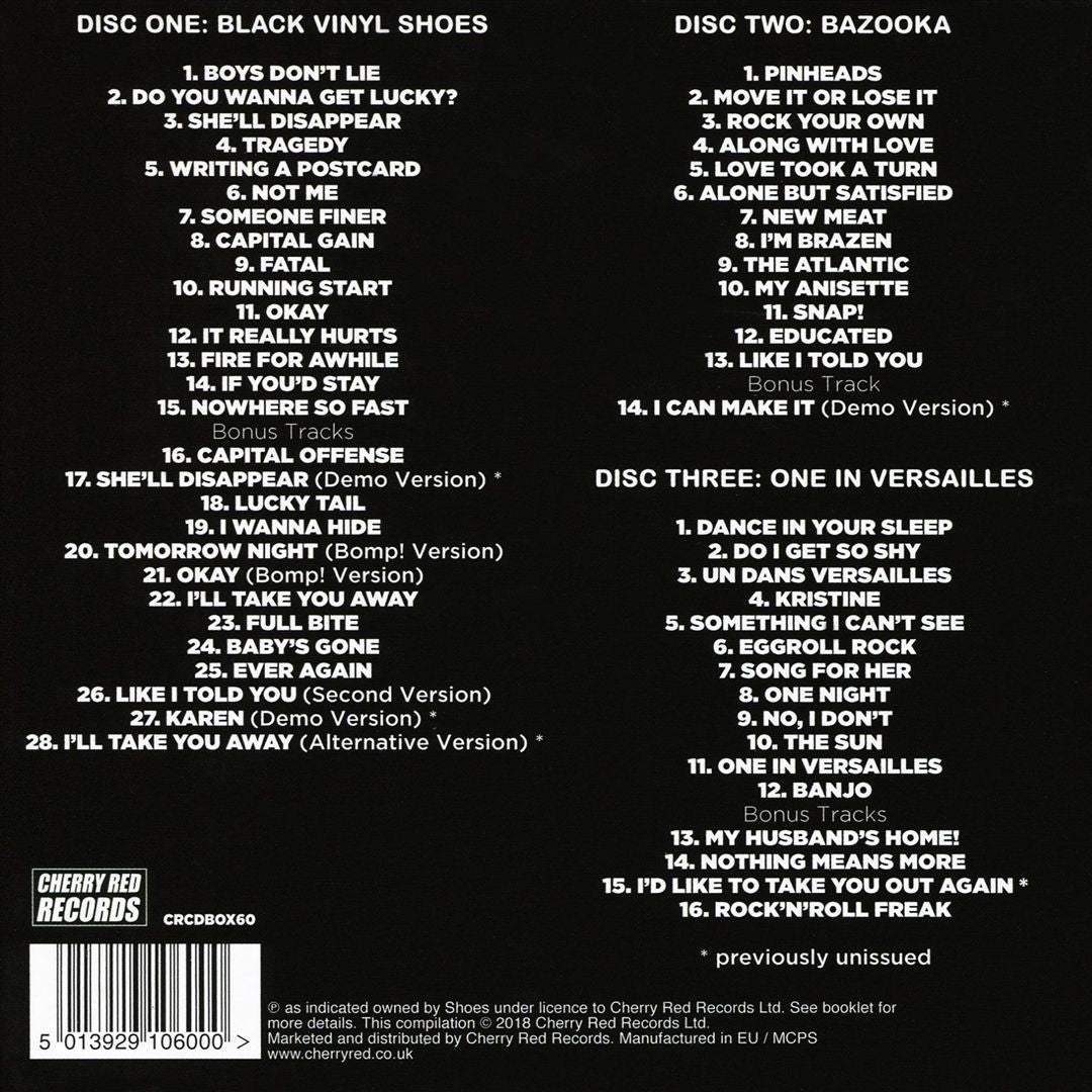 Black Vinyl Shoes: Anthology 1973-1978 [3CD Clamshell Boxset] cover art