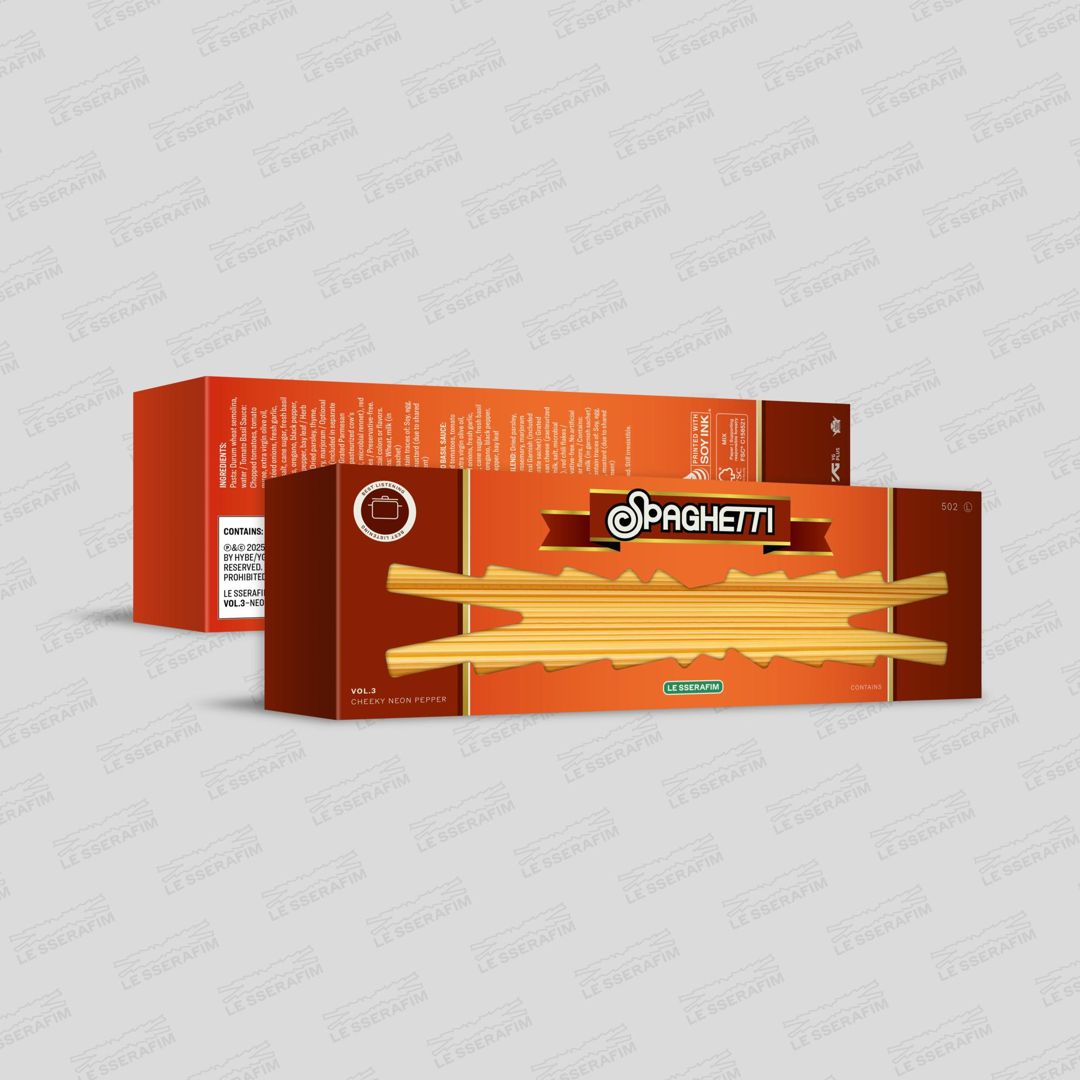 1st Single Album 'SPAGHETTI' [CHEEKY NEON PEPPER] cover art