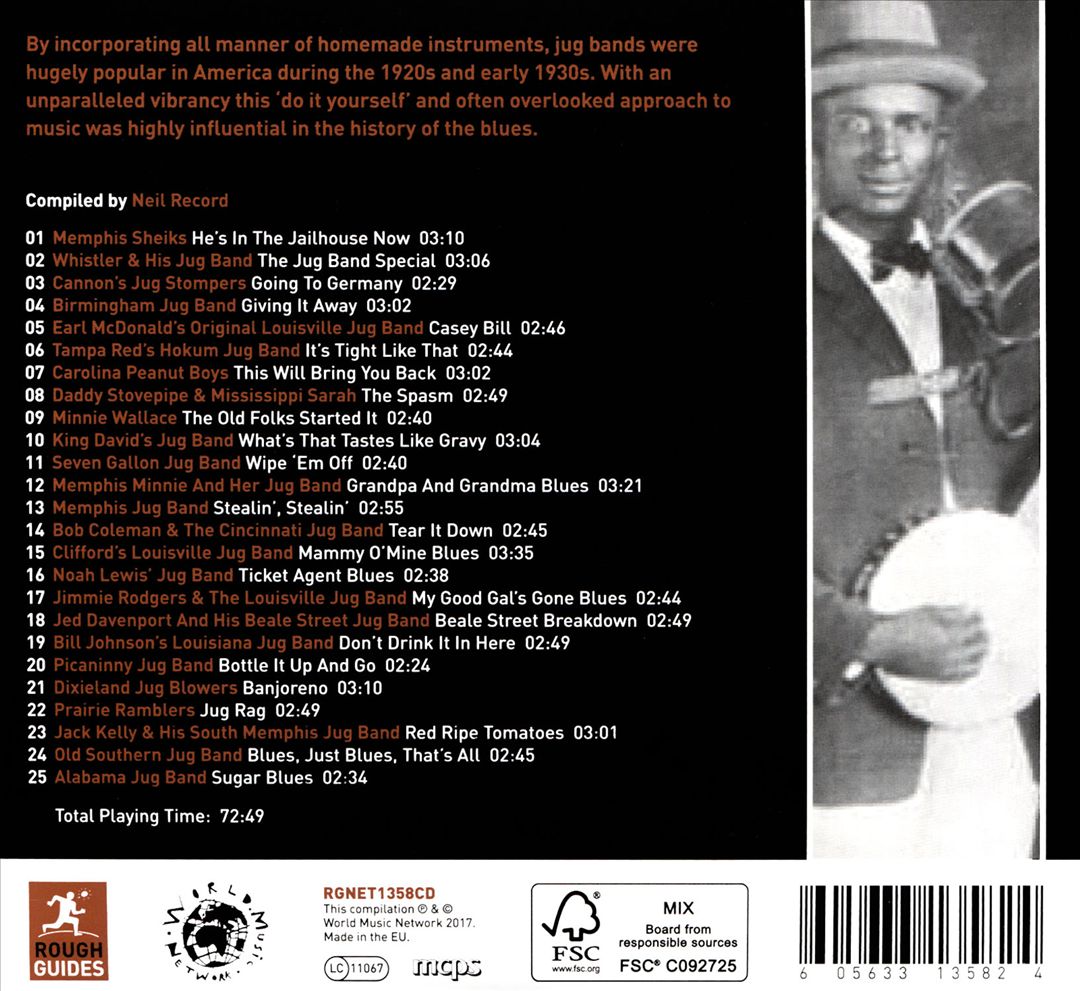 Rough Guide to Jug Band Blues cover art