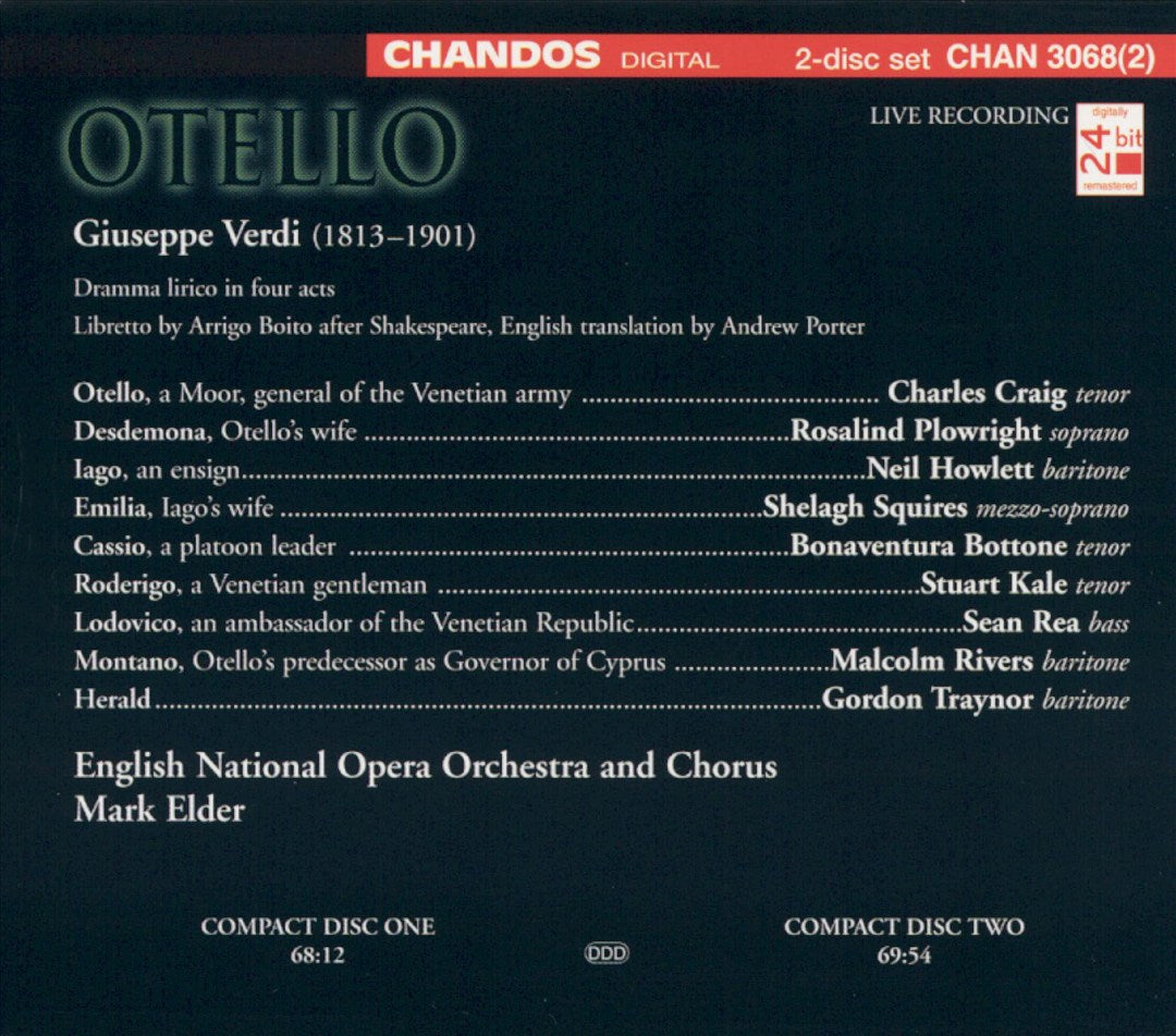 Verdi: Otello cover art