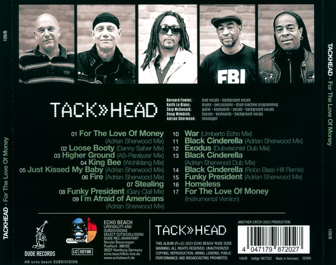 For the Love of Money cover art