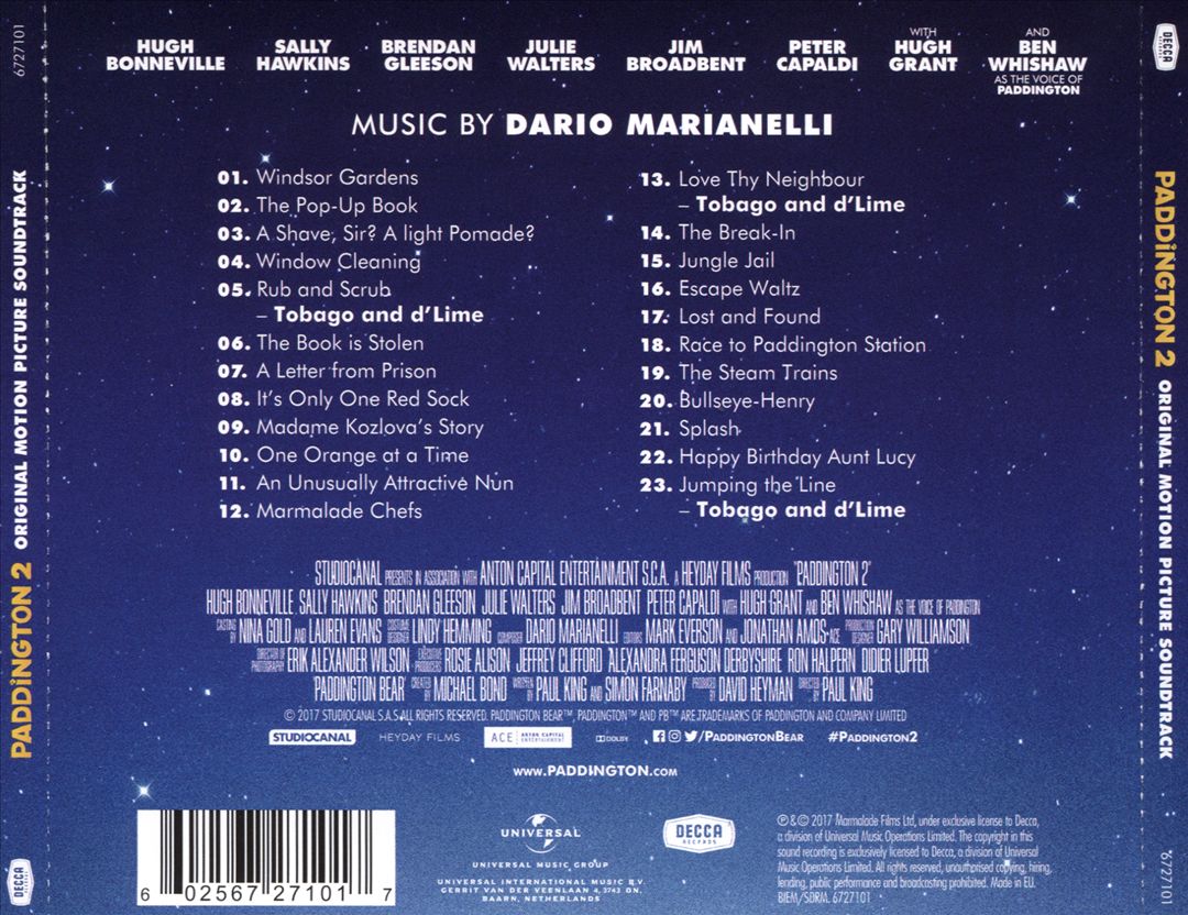 Paddington 2 [Original Motion Picture Soundtrack] cover art