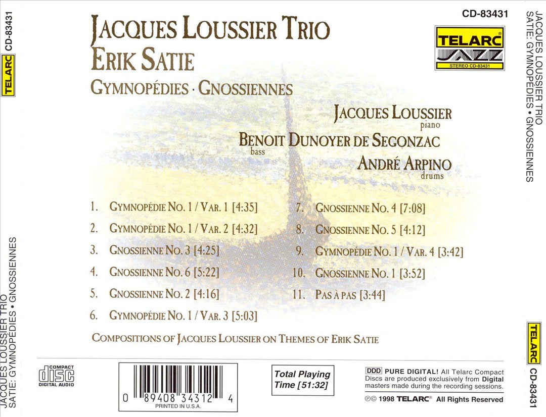 Satie: Gymnopedies / Gnossiennes cover art