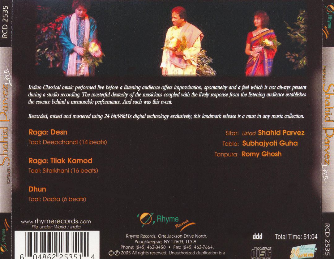 Shahid Parvez: Live cover art