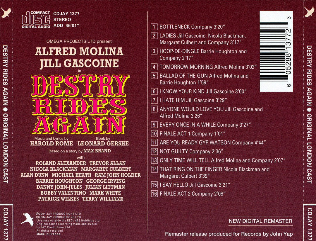 Destry Rides Again [Original London Cast] cover art