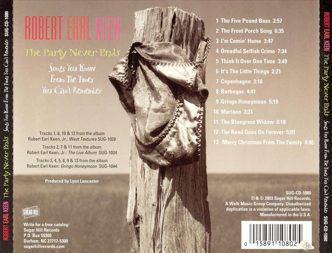 Party Never Ends: Songs You Know from the Times You Can't Remember cover art