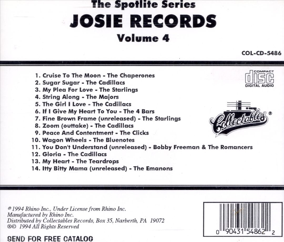 Spotlite on Josie Records, Vol. 4 cover art
