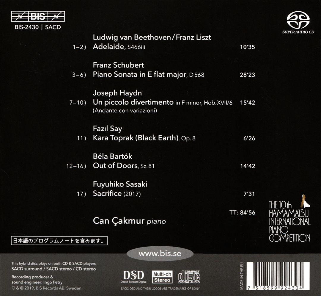 First Prize Winner Hamamatsu International Piano Competition 2018 cover art