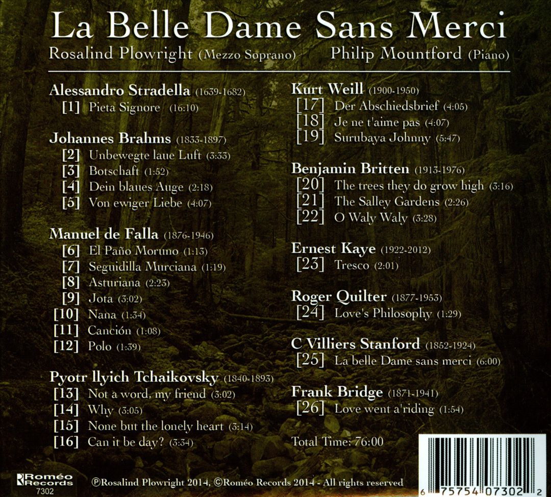 Belle Dame Sans Merci cover art