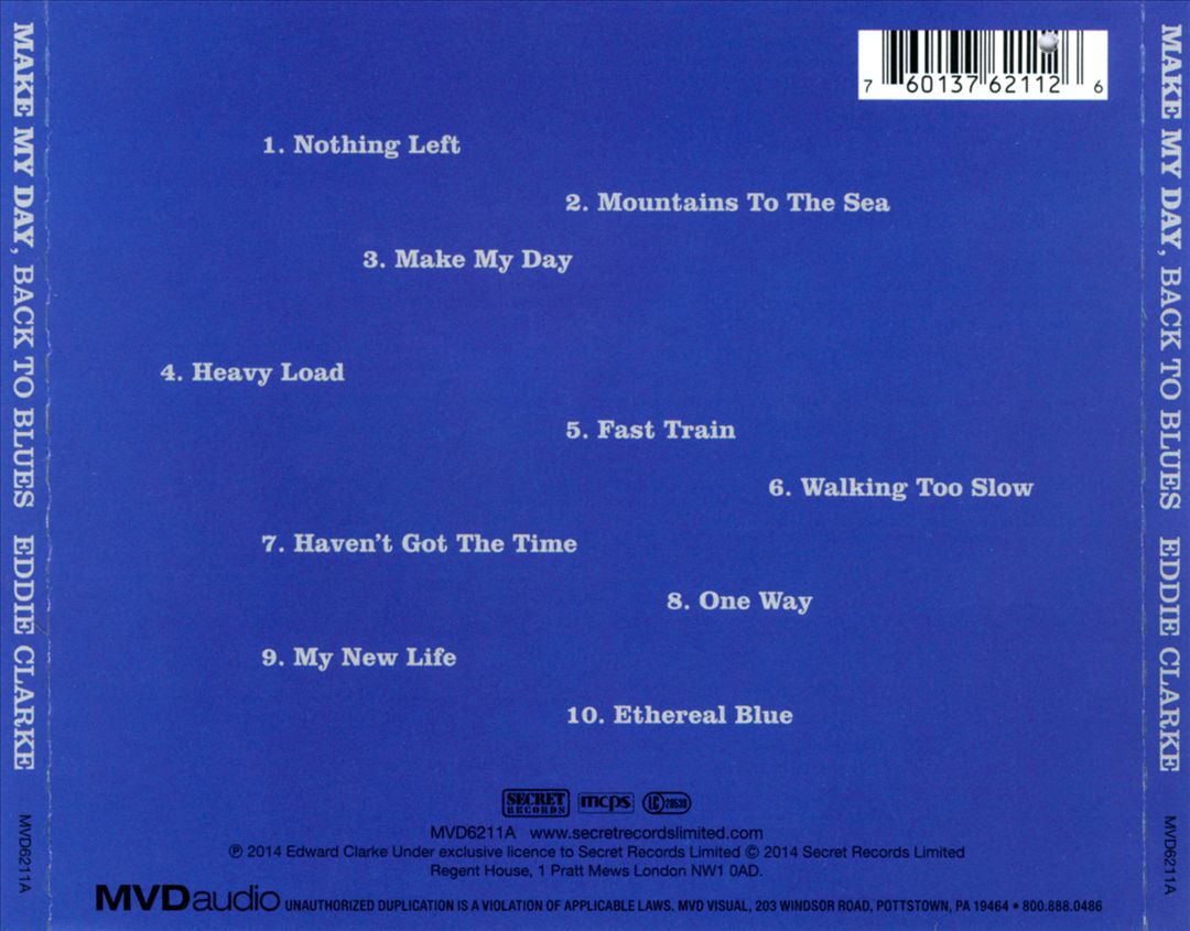 Make My Day: Back to Blues cover art
