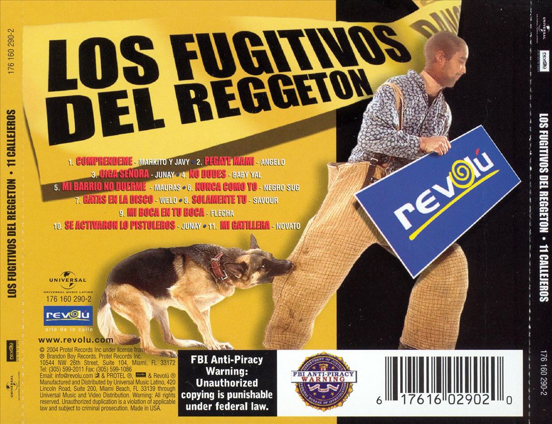Fugitivos del Reggaeton: 11 Callejeros cover art