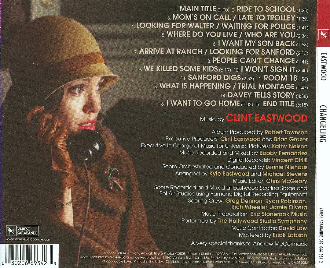 Changeling [Original Motion Picture Soundtrack] cover art
