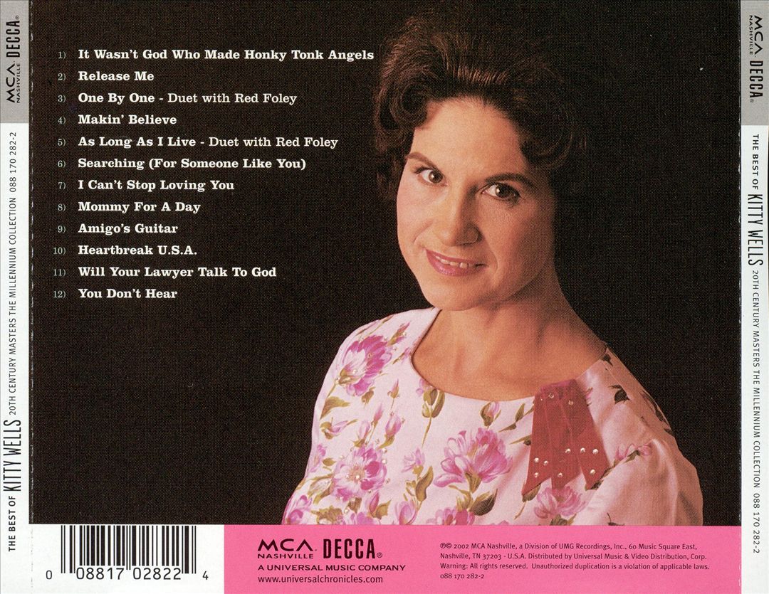 20th Century Masters - The Millennium Collection: The Best of Kitty Wells cover art