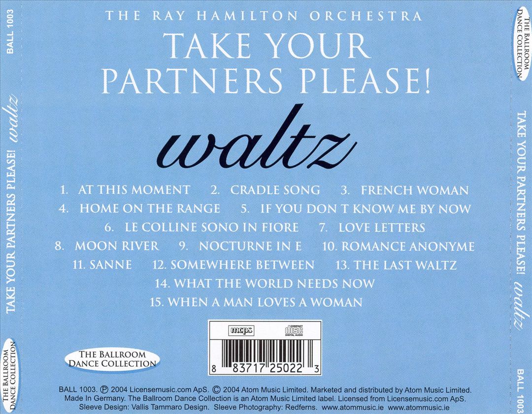Take Your Partners Please!: Waltz cover art
