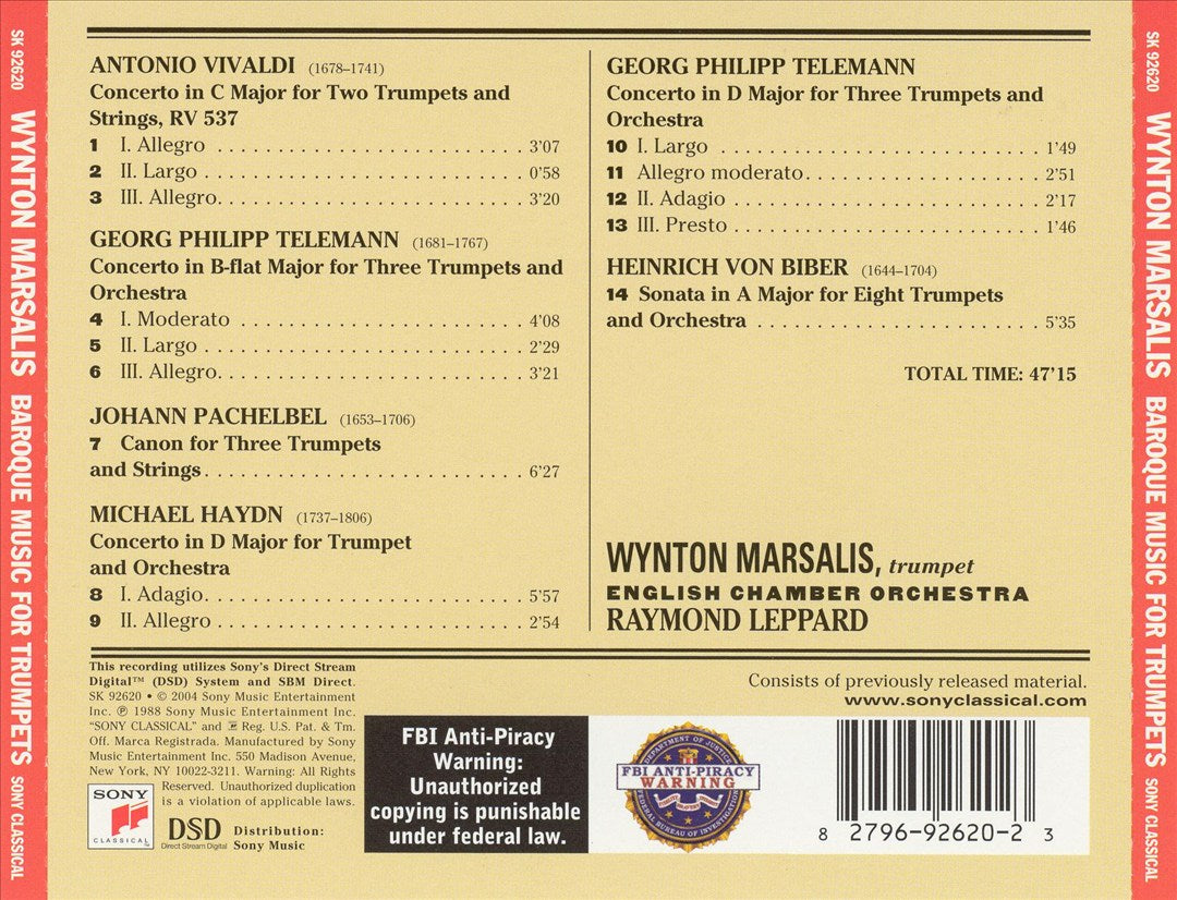 Baroque Music for Trumpets cover art