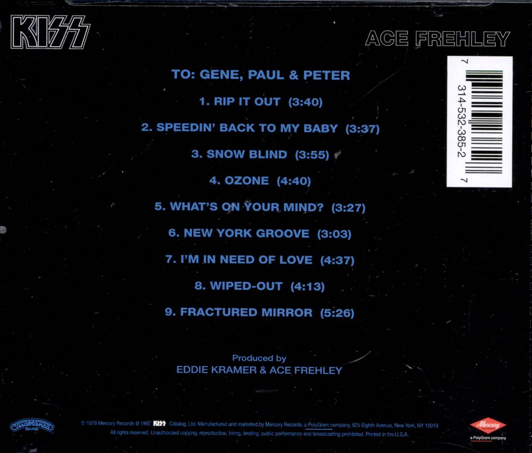 Ace Frehley cover art