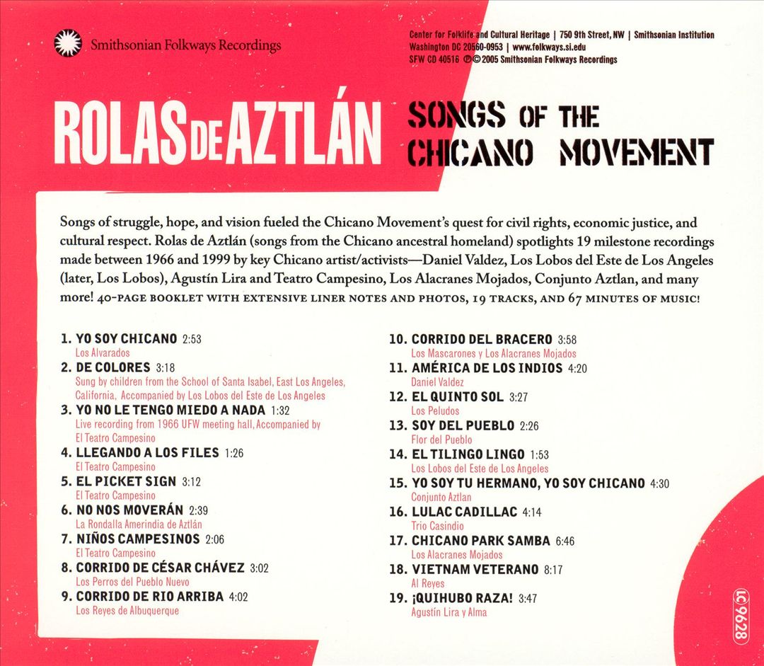 Rolas de Aztlán: Songs of the Chicano Movement cover art