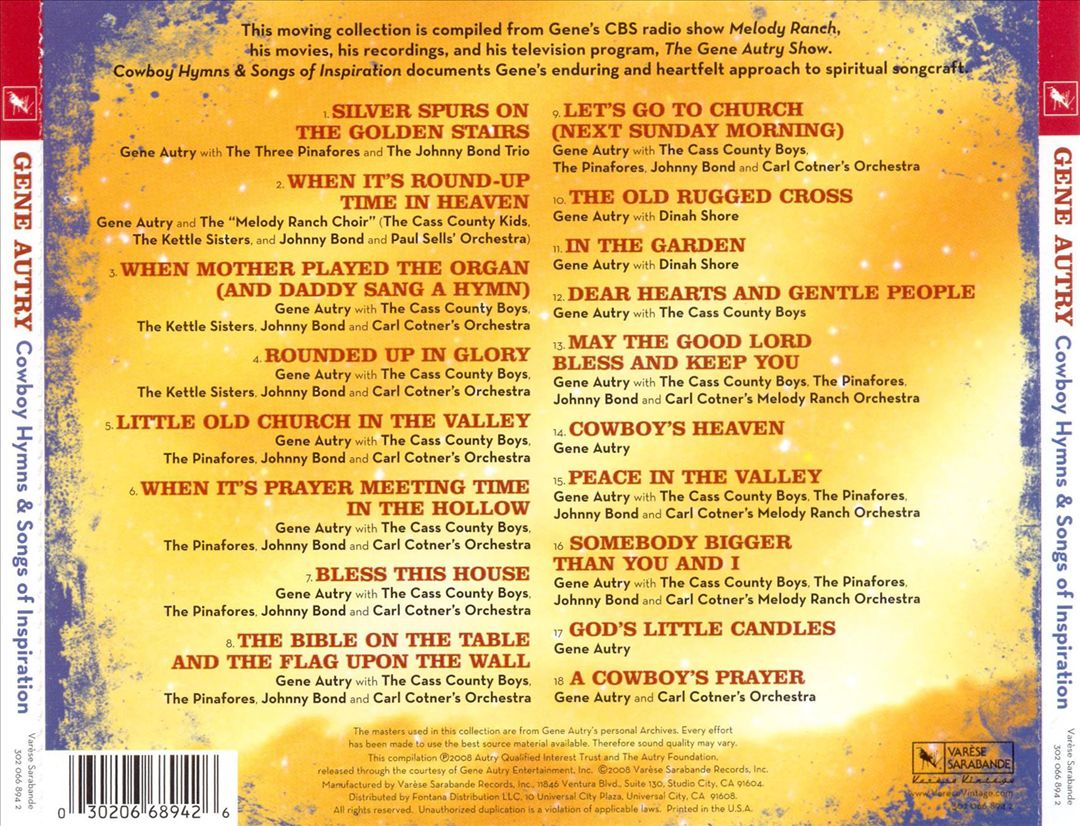 Cowboy Hymns and Songs of Inspiration cover art