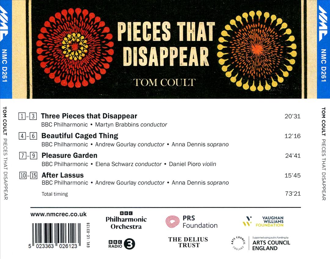 Tom Coult: Pieces That Disappear cover art