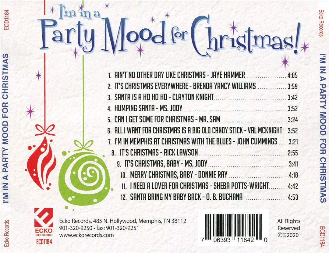 I'm in a Party Mood Christmas cover art