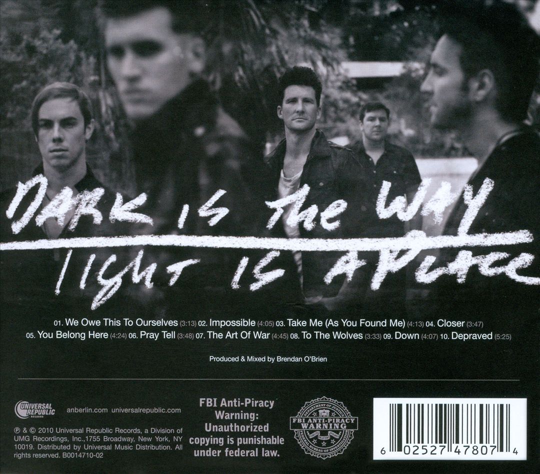 Dark Is the Way, Light Is a Place cover art