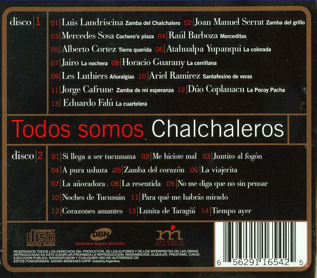 Todos Somos Chalchaleros: Invitados [Bonus Disc] cover art