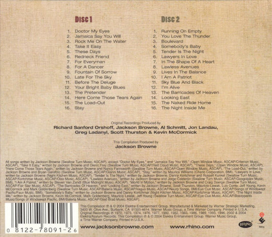 Very Best of Jackson Browne cover art