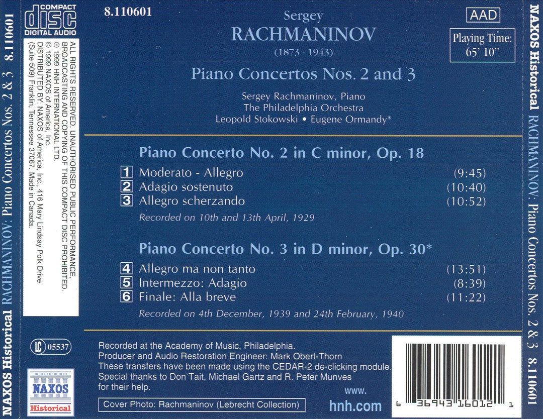 Rachmaninov: Piano Concertos Nos. 2 and 3 cover art