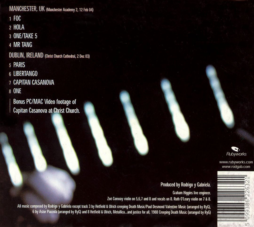 Live: Manchester and Dublin cover art