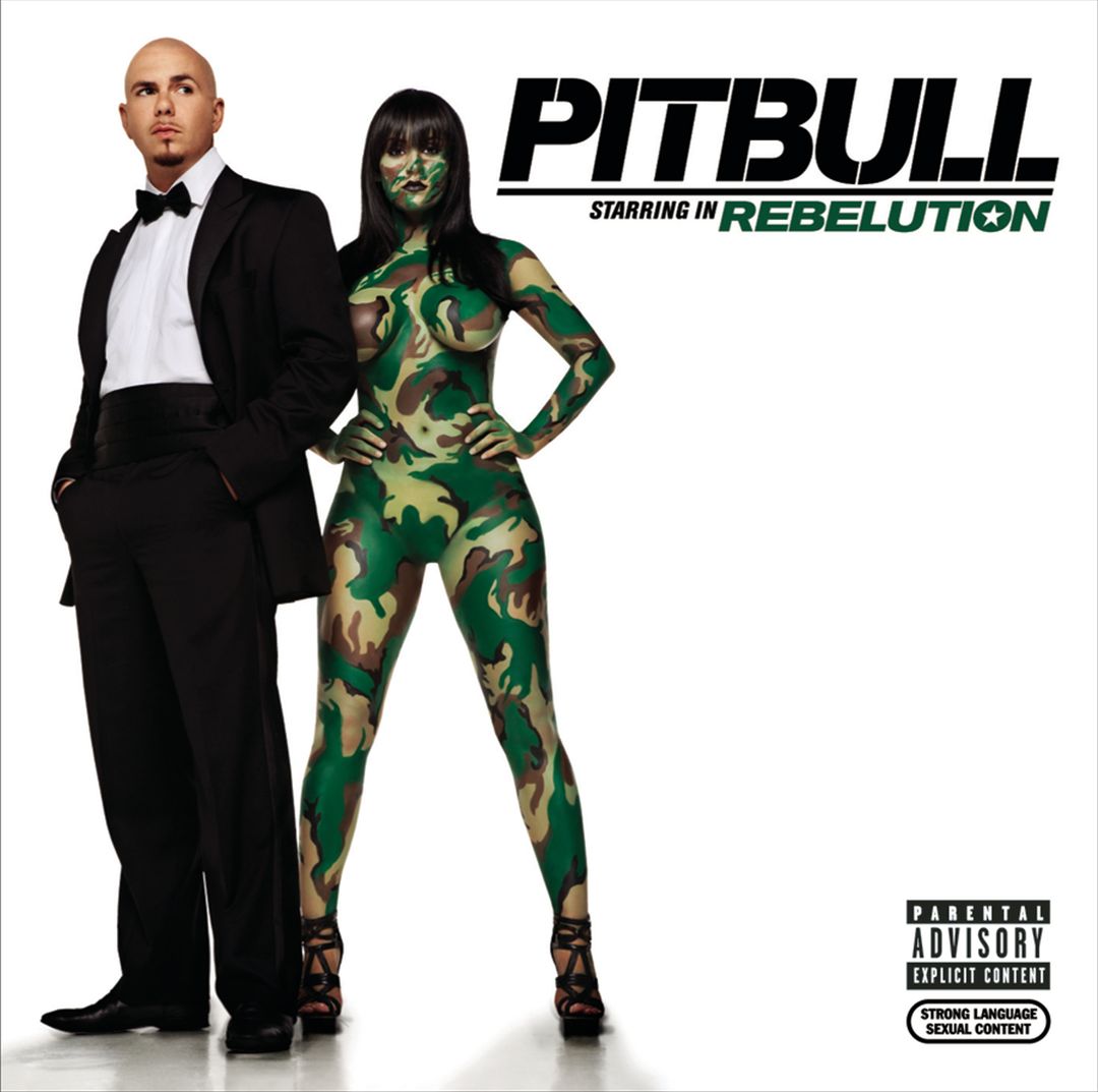 Pitbull Starring in Rebelution cover art
