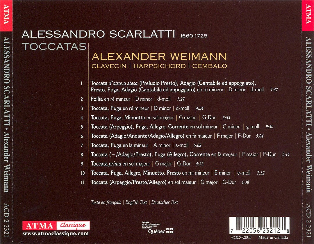 Scarlatti: Toccatas cover art