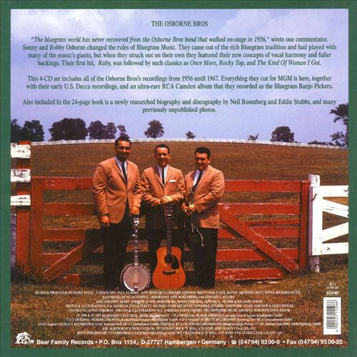 1956-1968 cover art