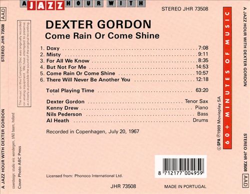 Come Rain or Shine cover art